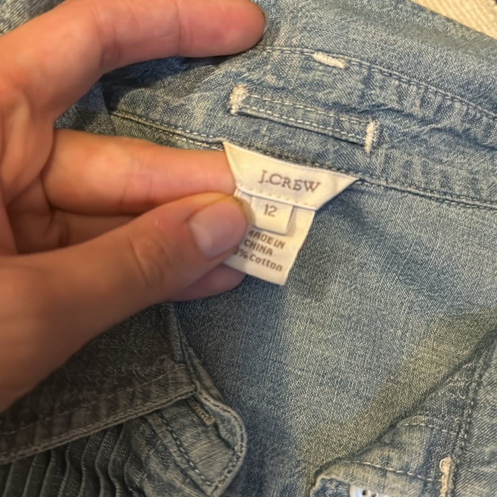 Jcrew denim button down - Picture 3 of 6